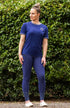 BARE Performance Riding Tights - Navy Croc